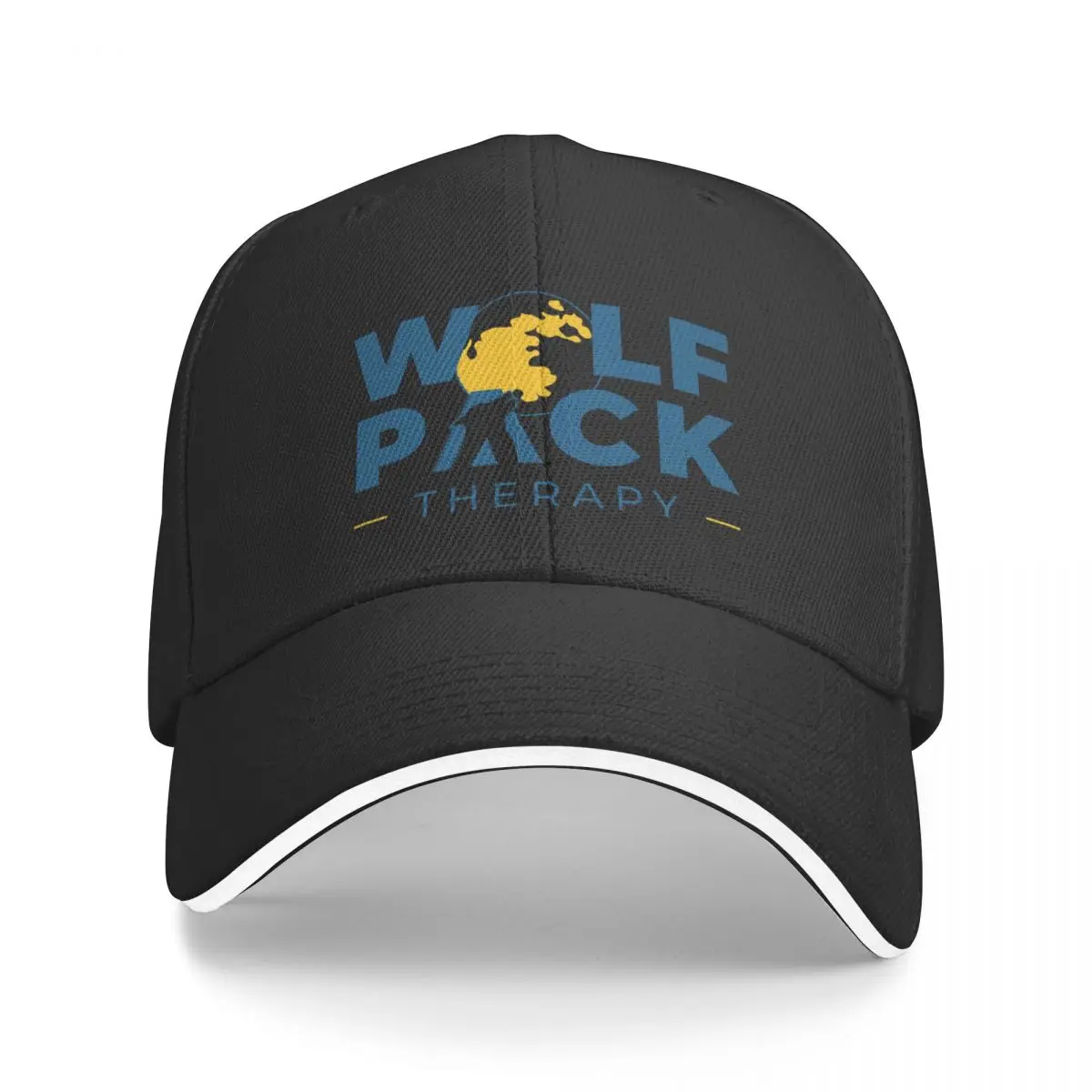 

Wolf Pack Therapy Logo Baseball Cap Rugby Sunscreen Men's Baseball Women's