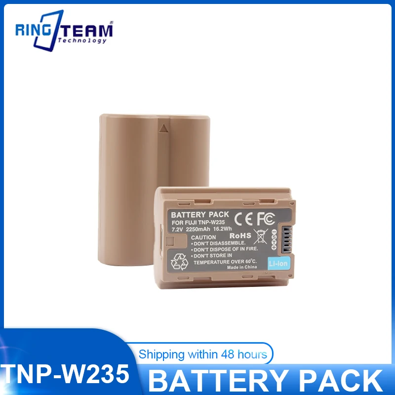 Batteria Np-W235 Np W235 Con Porta Di Tipo C Per Batteria Fujifilm Np-W235, Adatta Per Fujifilm X-T4, Gfx 100S, Gfx 50S Ii, Vg-Xt4