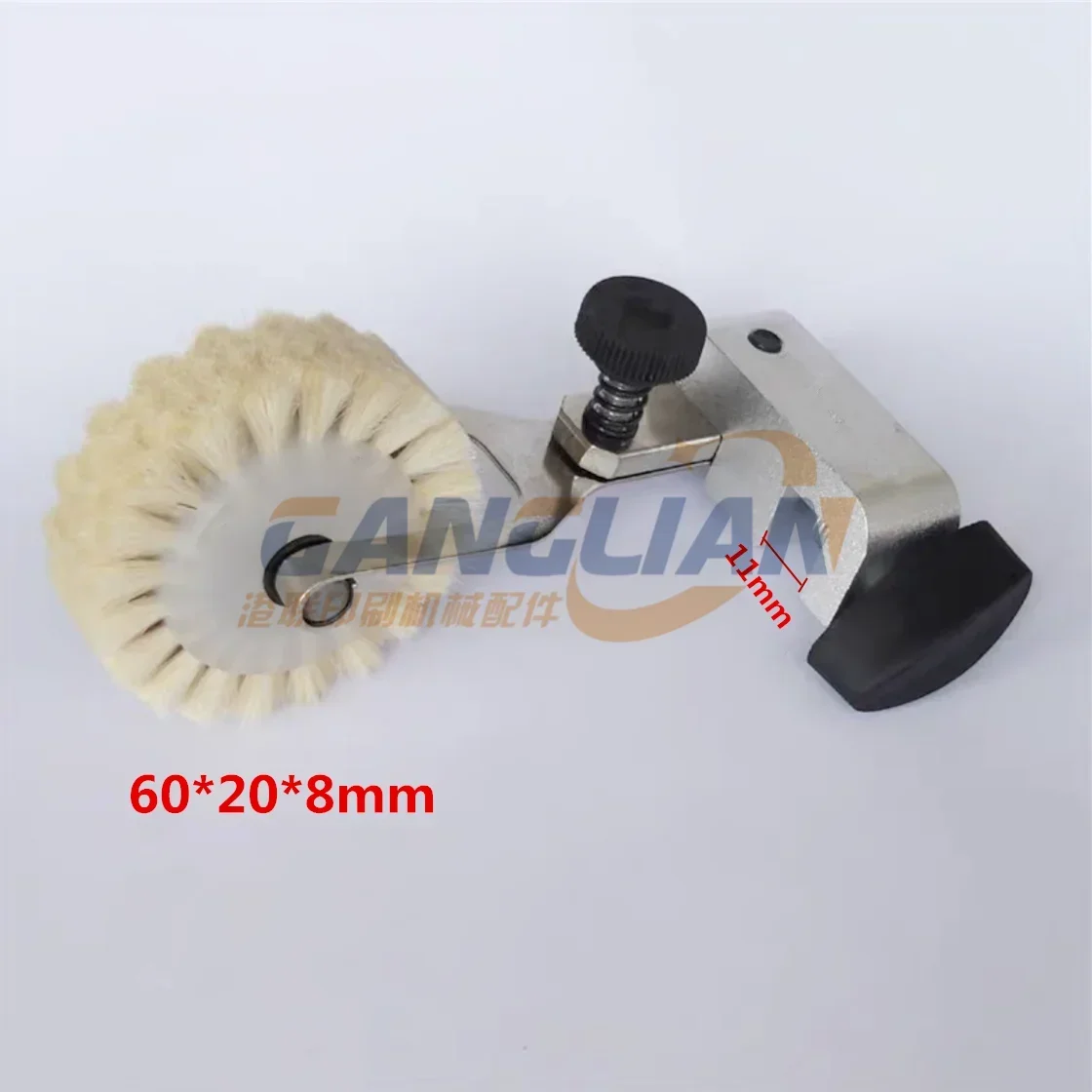 1 Pair Rubber Wheel Brush Wheel For Laminating Machine Gilding Press Hot stamping Die Cutting Printing
