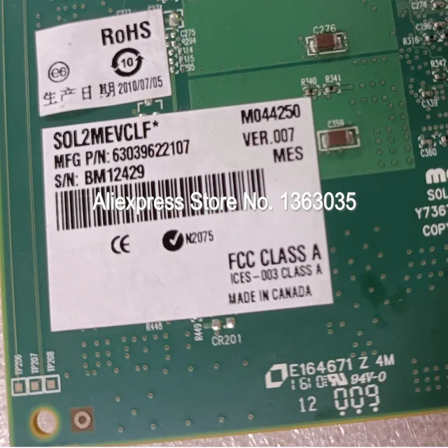 SOL2MEVCLF SOLIOS eV-CL Y7367-00 REV Промышленная карта работает в хорошем состоянии 3