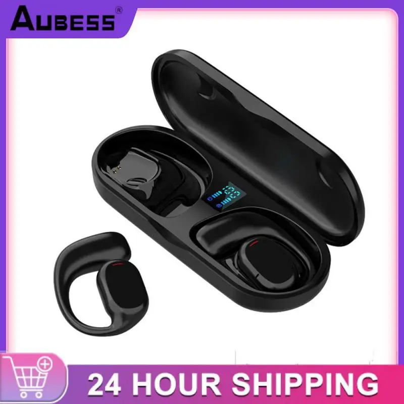 

Wireless 5.3 Earphone Subwoofer Air Conduction Hanging Ear Headphones Non-In-Ear Binaural Call Sports Headset