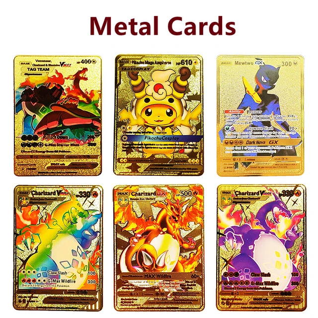 Cartas pokémon brilhantes vstar gx ex vmax v mega tag equipe treinador de  energia charizard pikachu batalha jogo de cartas de negociação crianças  brinquedos presente – os melhores produtos na loja online