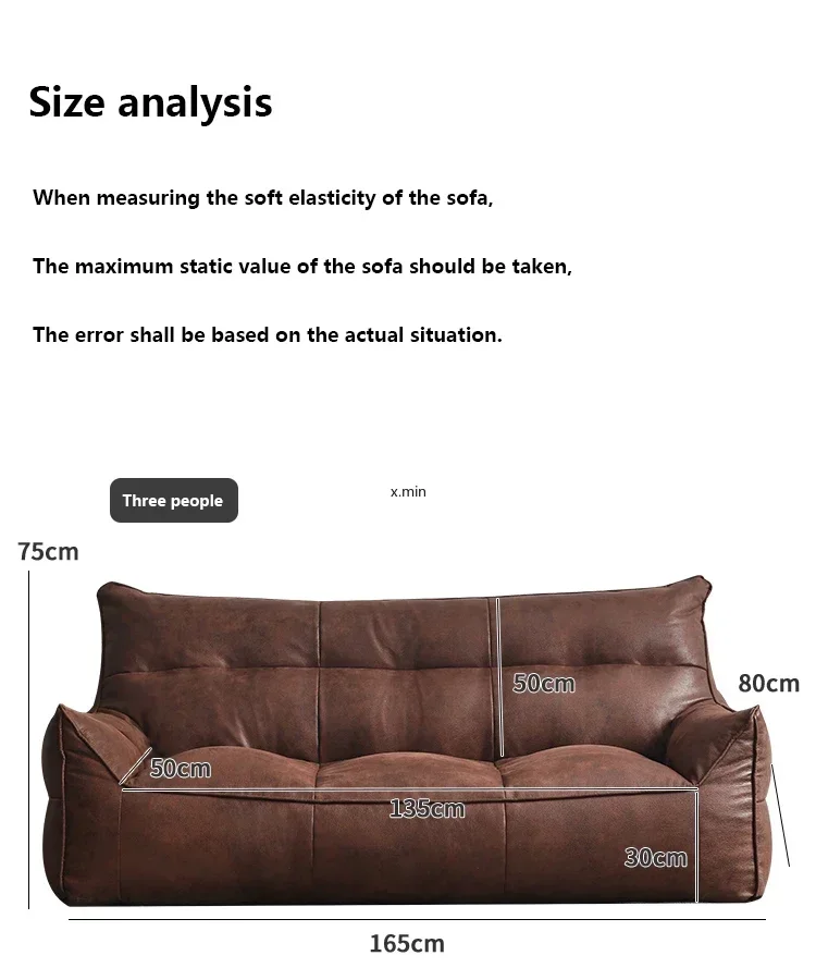 Vintage Living Room Sofa Nordic Style Minimalist Lazy Loveseat Sofa European Designer Tatami Divani Soggiorno Bedroom Furniture