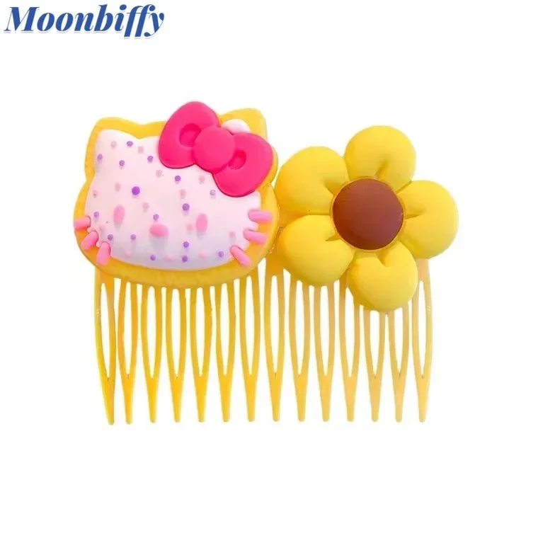 

Hair Brush Sweet Girls Baby Hair Accessories Headdress Cartoon Hairpin Fashion Geometric Flower Bowknot Hair Comb Clip Gift
