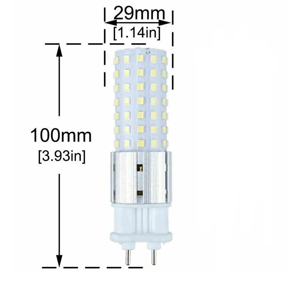 매우 밝은 LED 전구, 할로겐 교체 램프, 옥수수 조명, G12, Lampada Bombillas 2835 SMD 96LED, AC 110V, 220V, 240V, 85V-265V, 15W, 5 개