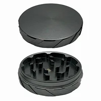 Aluminum CNC Diameter 63MM 2 Layer Tire Seal Shape Roller Smoke Mill Herb Grinder Cartoon Tobacco Grinder Smoking Accessories 1