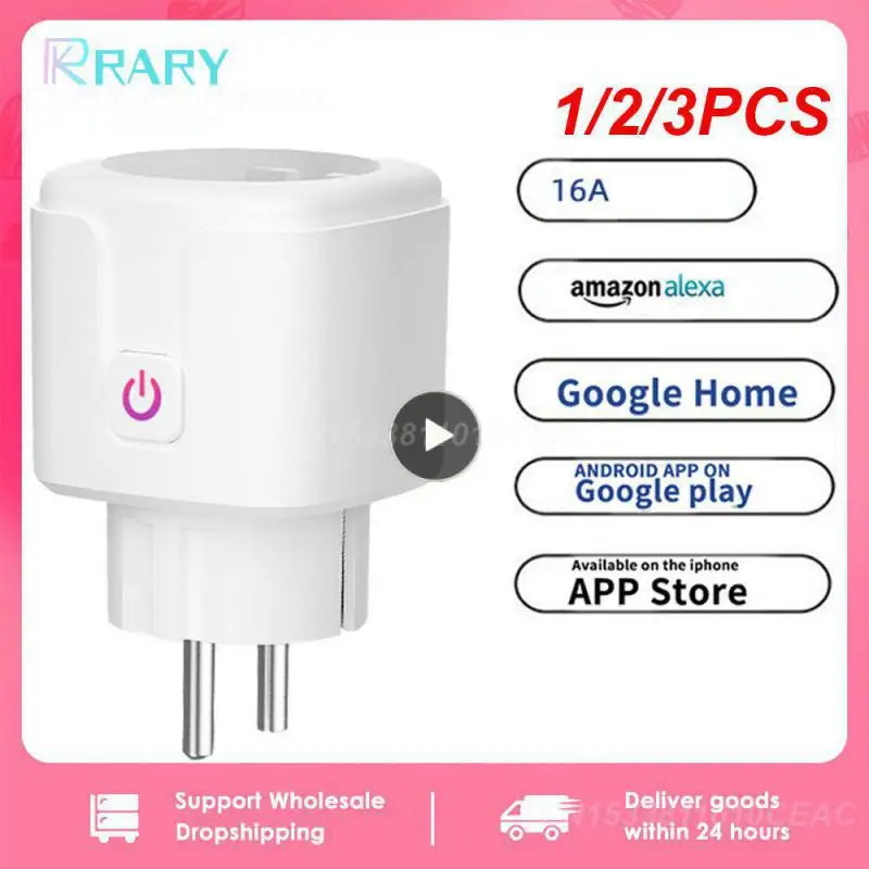 

1/2/3 шт., смарт-адаптер с WiFi, 16 А