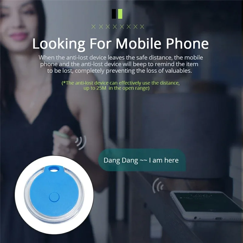 Mini Smart Anti-Lost Tracker Reminder For Pets Kids GPS Locator AntiLost Alarm Wallet Keychain Smart Tag Bluetooth Tracker NEW