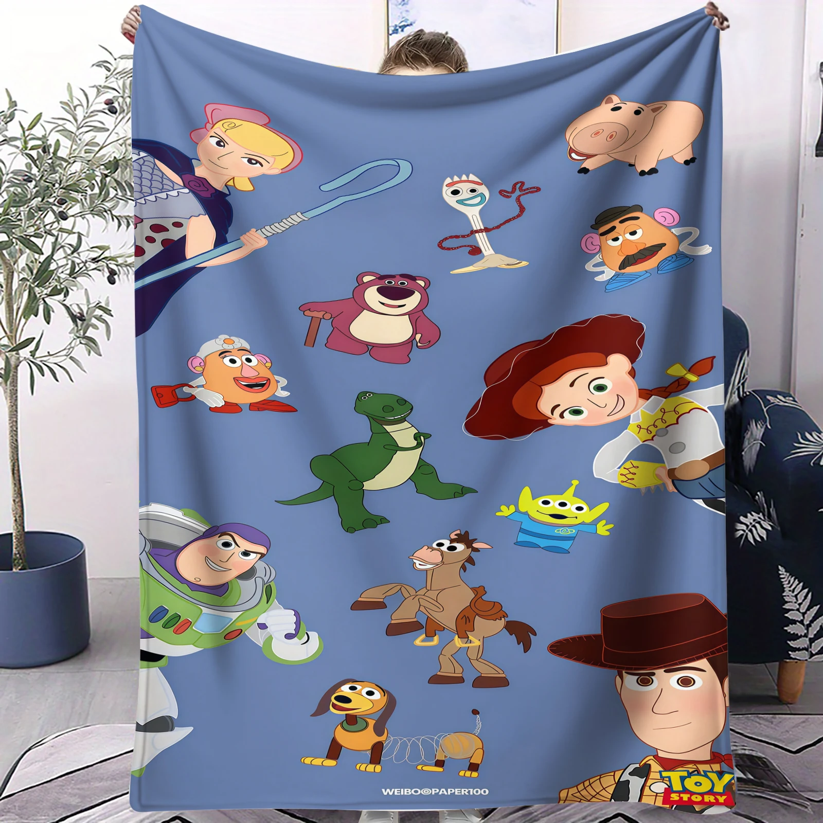 Couverture Toy Story avec Woody, Buzz, Jessie et leurs amis