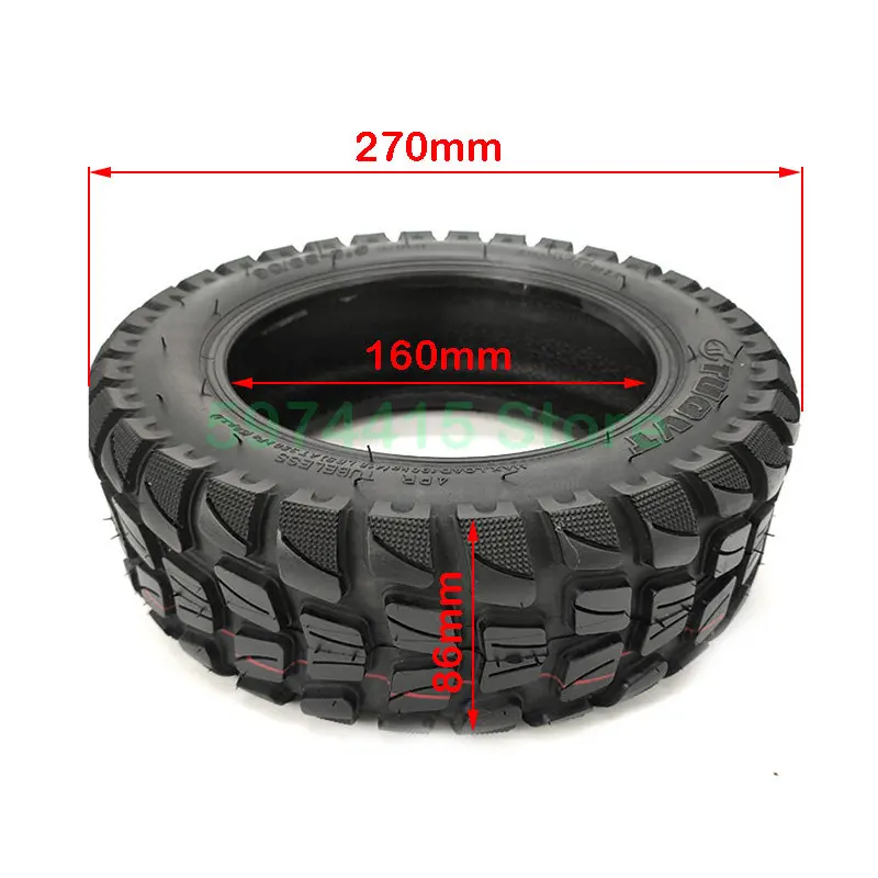 11 Inch 90 / 65-6.5 Off Road Vacuum Tubeless Tire For Electric Skateboard Wheel Accessories