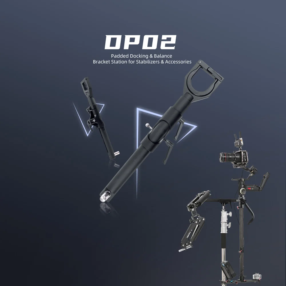 DIGITALFOTO DP02 Padded Docking & Balance Bracket Station for Tiffen ARRI Trinity Stabilizers & Accessories