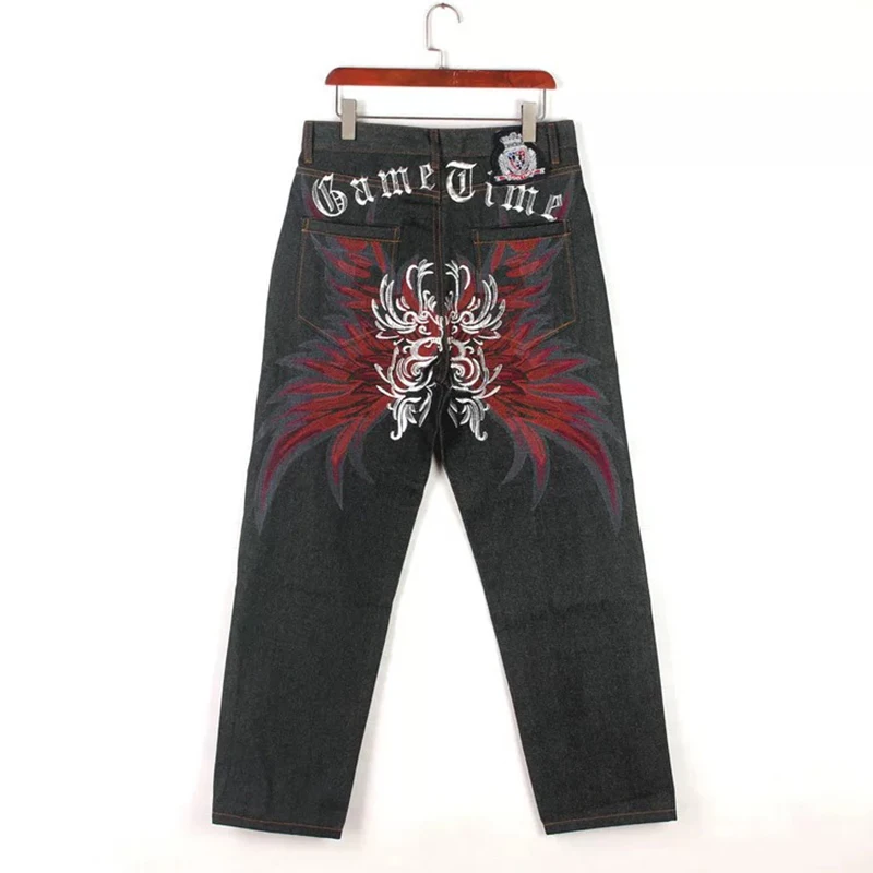 46 Inch Skateboard Mens Jeans Wide-leg 
