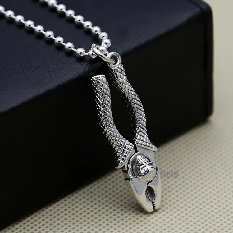 

Оптовая продажа с фабрики, ювелирные изделия из стерлингового серебра S925, тигровая Бриллиантовая необычная Подвеска из тайского серебра для мужчин и женщин