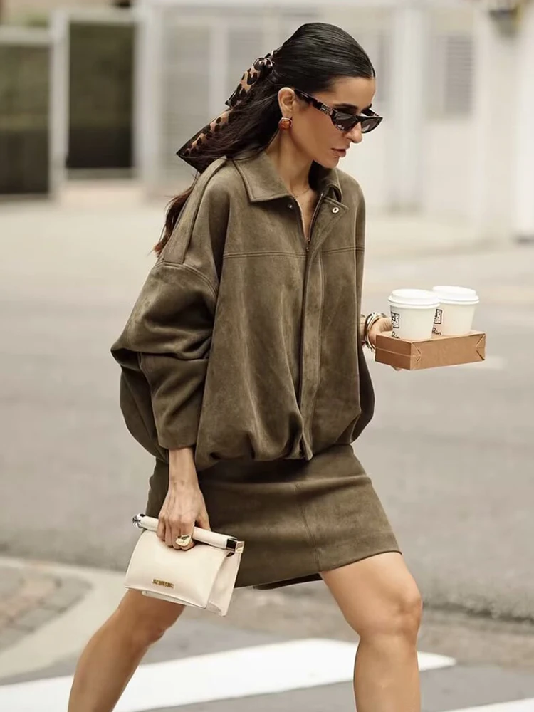 Women's Oversize Bomber Jackets 4