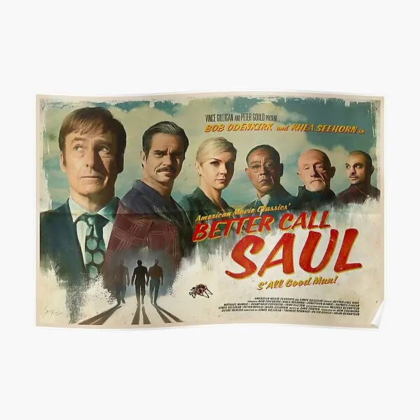 

Плакат с надписью «Better Call Saul», Декоративная Настенная картина для домашней комнаты, винтажный принт, живопись, Декор, современное искусство, забавный, без рамки