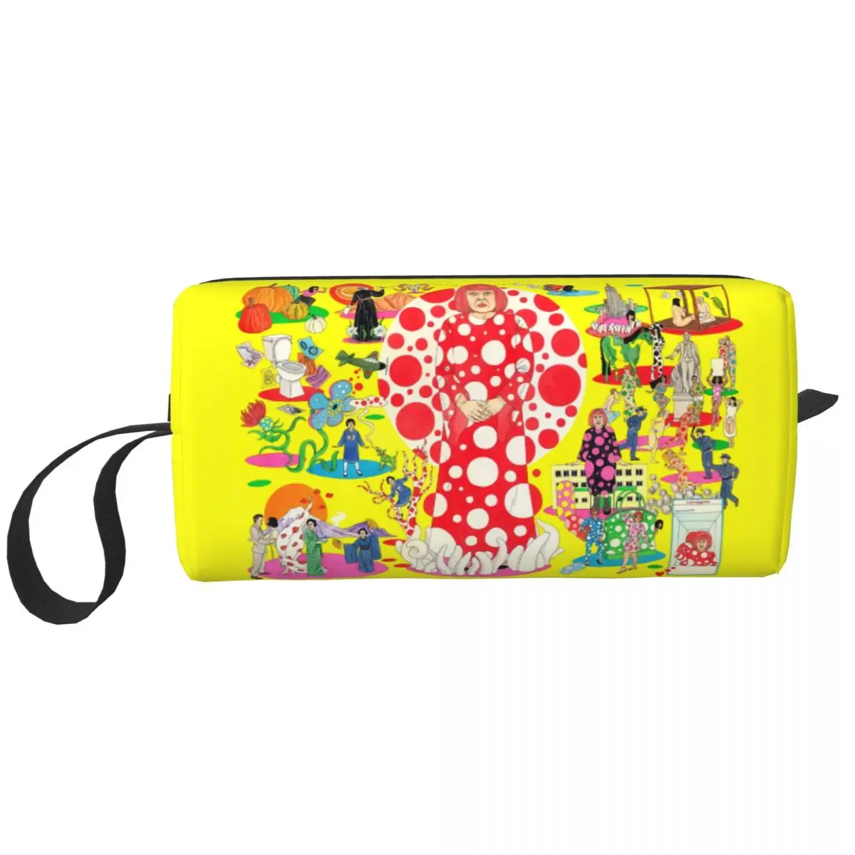 

The World Of Yayoi Kusama Cosmetic Bag Women Cute Large Capacity Makeup Case Beauty Storage Toiletry BagsBags Dopp Kit Case Box