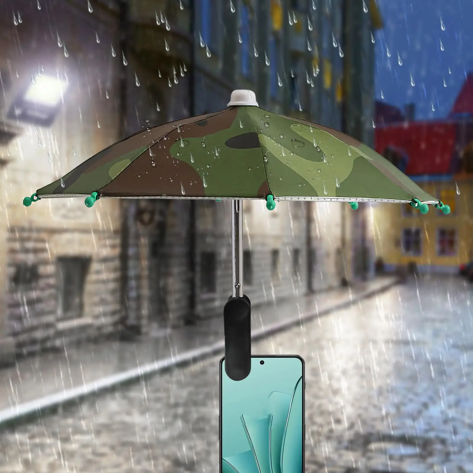 Supporto per cellulare con clip per ombrello, protezione solare anti-riflesso per esterni, proteggi il tuo telefono - Image 5