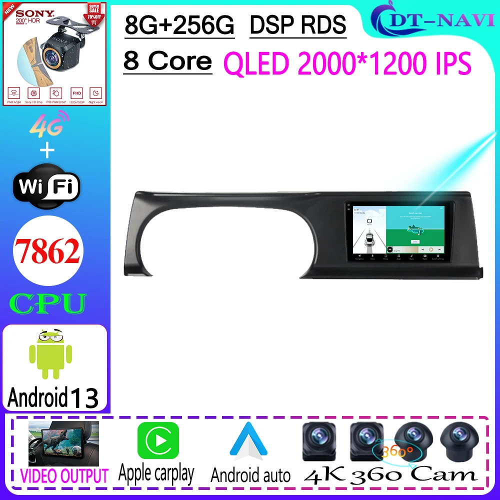 

Android 13 Car Radio Multimedia Video Player Navigation Stereo GPS For Kia Seltos KX3 2020 5G WIFI 4G BT Head Unit No 2din dvd