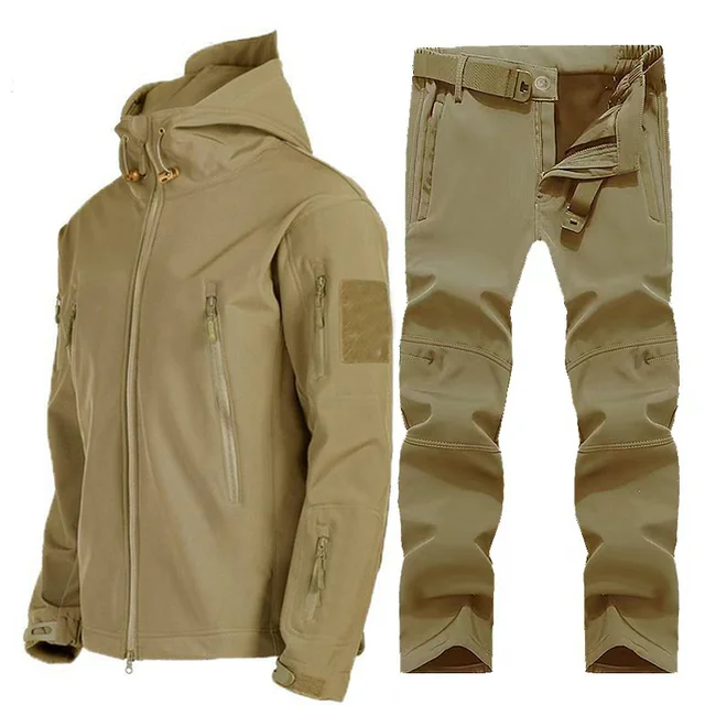 Khaki suit