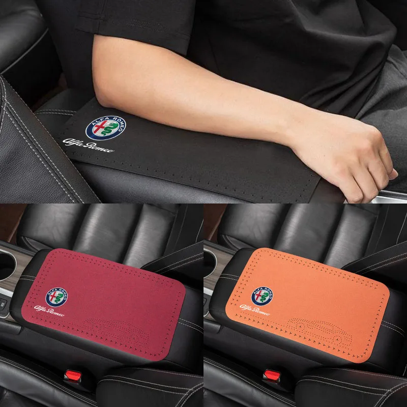 Luxurious Soft Touch Armrest Box Mat - Premium Center Console Pad