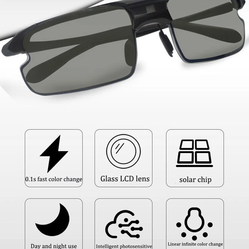 intelligent rapid color changing polarized sunglasses