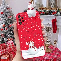 Festive 3D Santa Christmas Gift Bear Phone Case Cover for Vivo Y33S 4G (4)