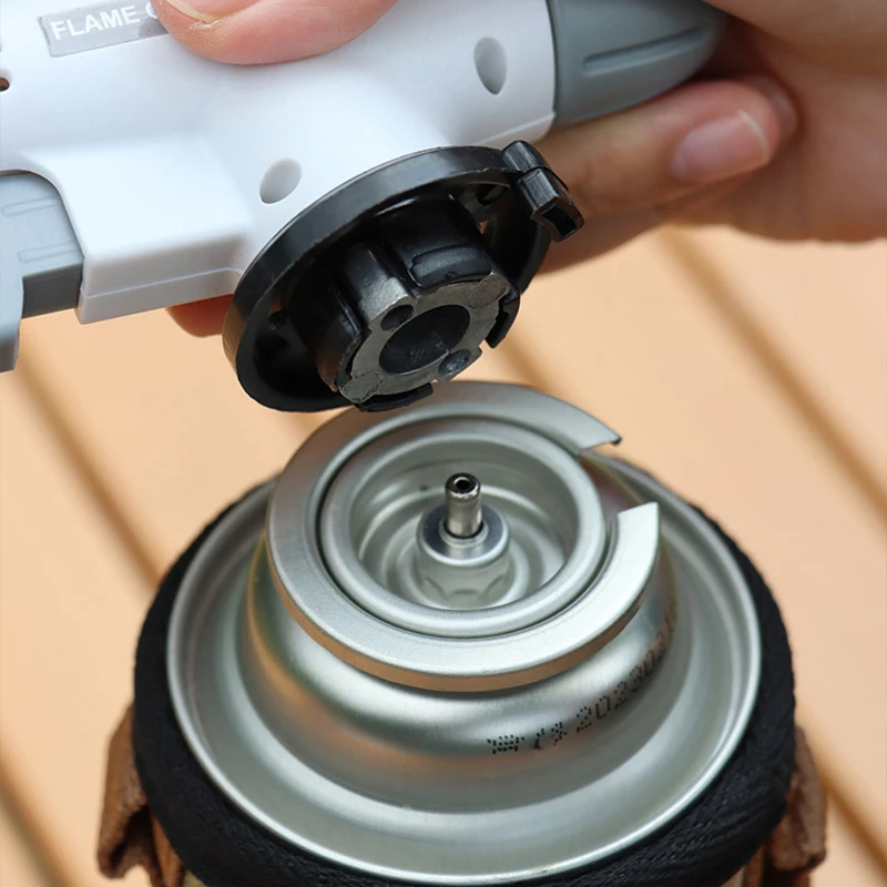 Outdoor Camping Flame Gun Torch BBQ Cooking Supplies Portable Gas Burner Welding-Burner Gun Head Cooking Welding Kitchen Tools 4
