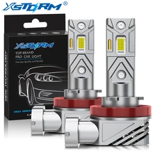 XSTORM LED 헤드라이트 전구, Canbus H16 JP 9005 HB3 9006 HB4 LED 자동차 헤드램프, 안개등 터보 램프, 12V 6500K 자동차