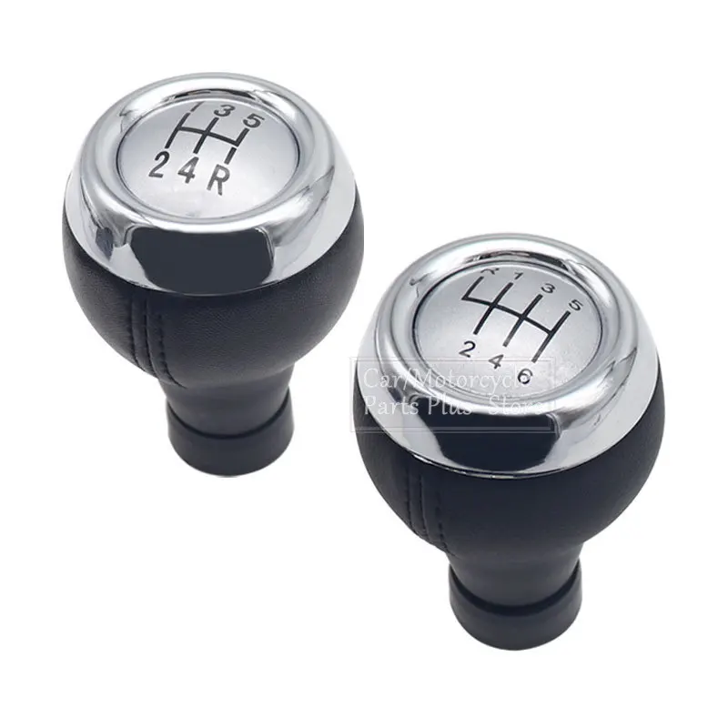 5 Speed/6 Speed Gear Shift Knob PU Leather MT Lever Shifter Knob Handle For Mini Cooper R55 R56 R57 R58 R59 F55 F56 F54 F57