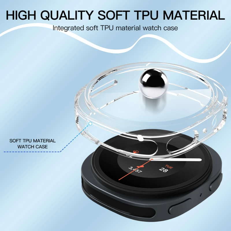 Enhanced All-Around Soft TPU Case and Screen Protector