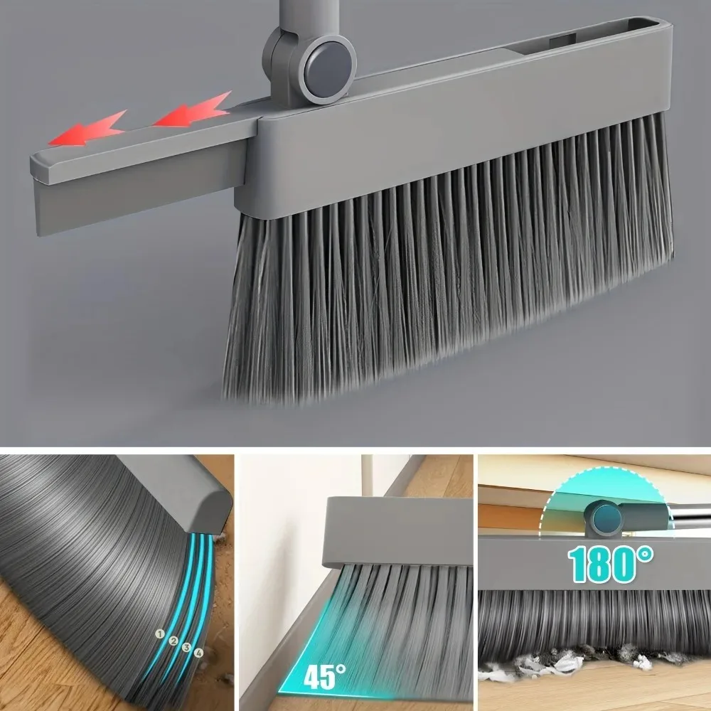 4-in-1 Broom Dustpan Set 4