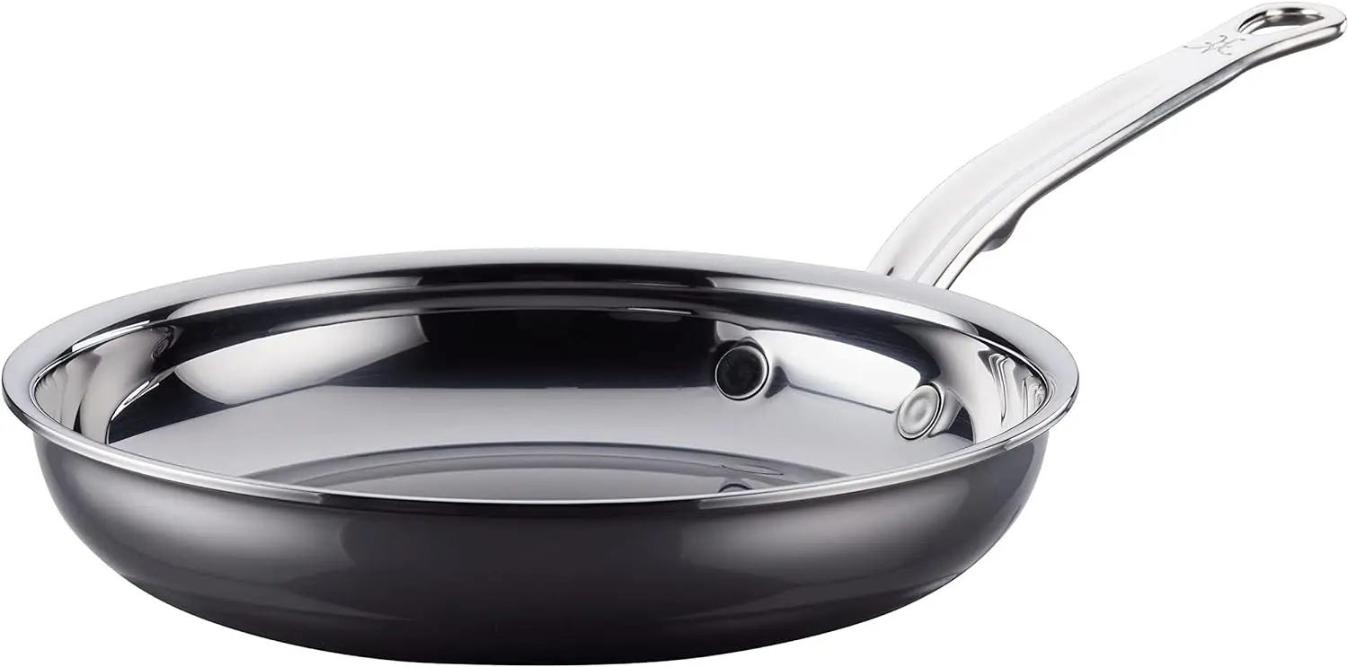 

Hestan - NanoBond Collection - Titanium Stainless Steel 8.5-Inch Frying Pan - Toxin, PFAS, & Chemical Free Clean Cookware
