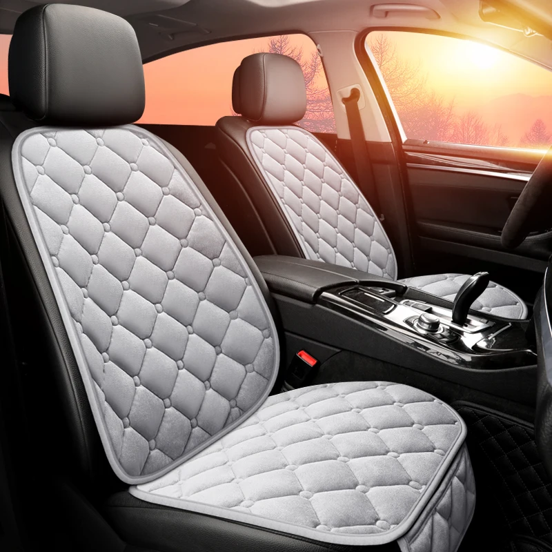 Fochutech Winter Warm Seat Cover for Car, Comfortable Car Seat Cushio