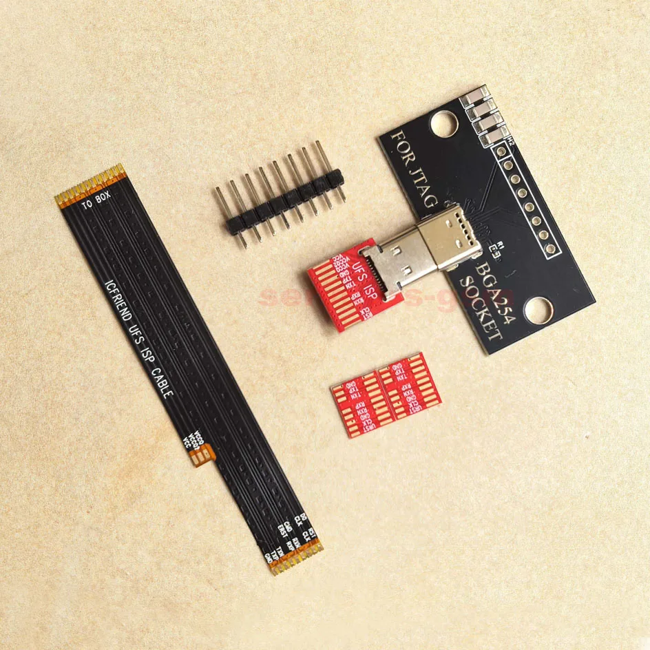 EASY JTAG BGA254 ISP 업그레이드 타입 -c,UFS ISP 플렉스 케이블(이지 자그 ufs-254 소켓용)