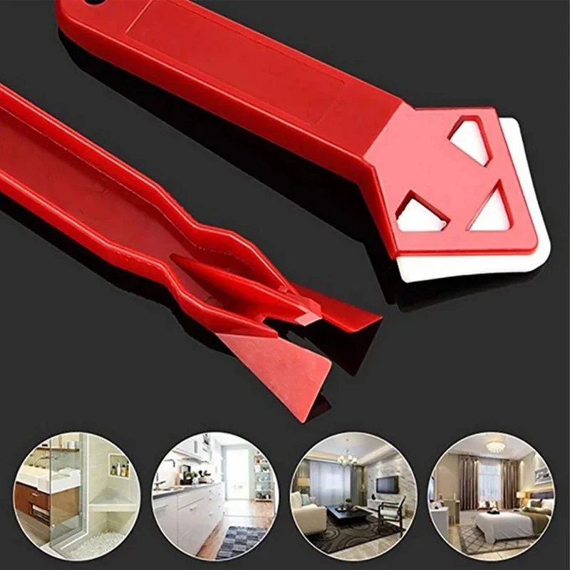 2pcs Mini Practical Handmade Tools Scraper Utility Floor Cleaner Tile Cleaner Surface Glue Residual Shovel
