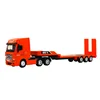 Huina 1730 Model Truck 2023 New 1:50 Scale Semi -alloy Flat Trailer 12 Wheel Engineering Vehicle Diecast Car Toy For Boys Child 5