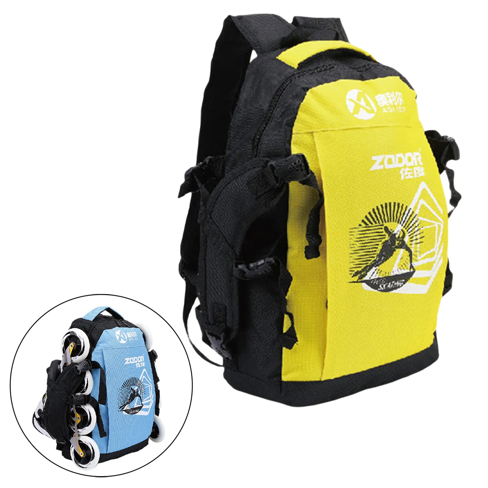 Mochila 20l Para Patines Con Funda Impermeable Oxelo Bp100