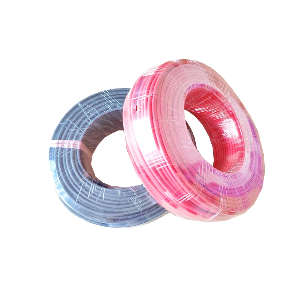 1미터-5미터 1쌍 2.5mm² 4mm² 6mm² 검정색 빨간색 PV 연장 케이블 태양광 발전 시스템용 구리 이중 피복 와이어