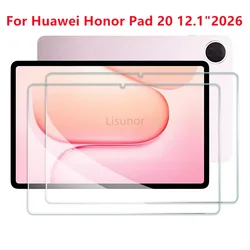 Premium 2 - Pack 9H Tempered Glass Screen Protector for Tablets - Anti - Scratch, Bubble - Free, HD Clarity (Honor Pad 20 12.1)