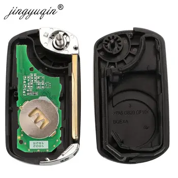 Keyforkess 315/433MHz ID46-PCF7941 Chip 3B Flip telecomando portachiavi per auto per RANGE ROVER Sport Land Rover Discovery 3 chiave completa - Jingyuqin 315 433MHz ID46 PCF7941 Chip 3B Flip telecomando portachiavi per auto per RANGE ROVER