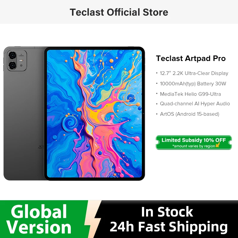 ワールドプレミア Teclast ArtPad Pro 12.7インチ 2.2K UHD