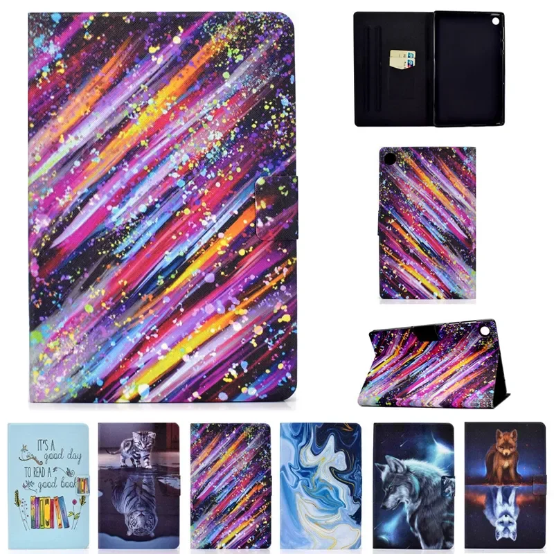 

Tablet Cover For Funda Samsung Tab A8 2021 X200 X205 Case PU Leather Silm Cover For Coque Galaxy Tab A8 A 8 10.5 2021 Case Etui