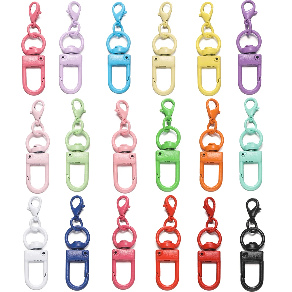 Colorful Alloy Snap Lobster Clasp Hooks for DIY Accessories - Wholesale Pack