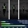 Adjustable Reflective Gear Security Vests USB Rechargeable Safety High Visibility Night Outdoor For Running Cycling Sports 5