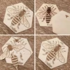 Montessori Wooden Life Cycle Puzzles Toy Bee Insect Structure Learning Plant Growth Cycle Science Teaching Aids Math Sorting Toy 2