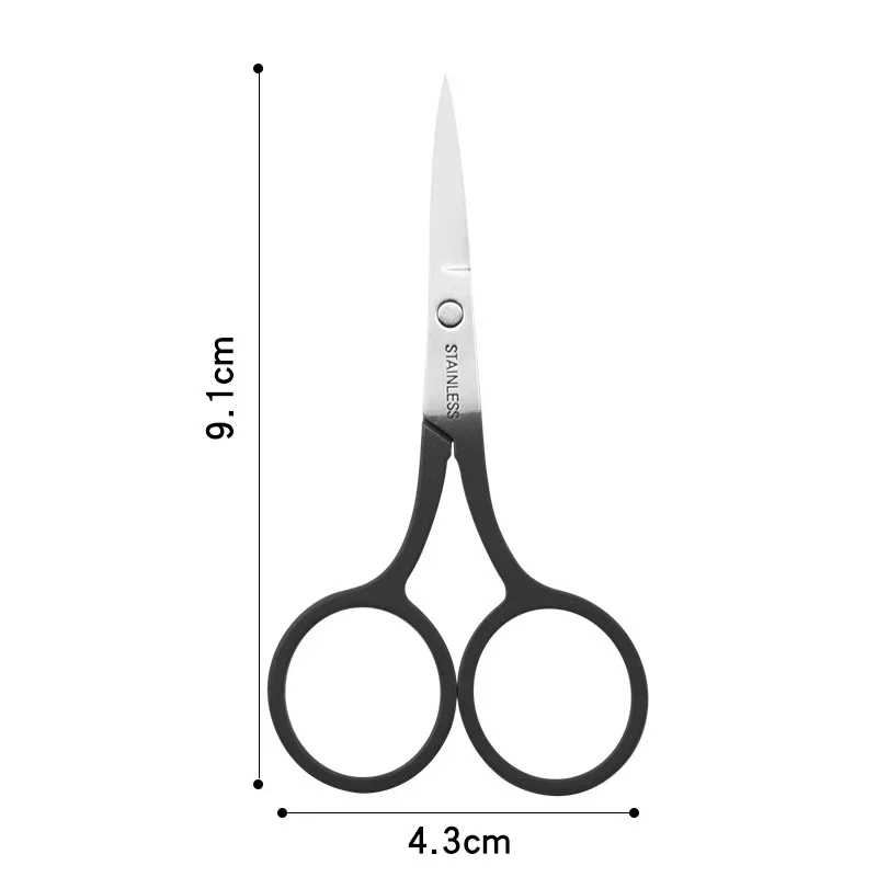 Scissors Nails Art 1PC Nail Cuticle Tool Accessories Scissor Makeup Eyebrow Eyelash Trimmer Facial Hair Remover Manicure Scissor