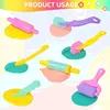 Fun Play Dough Tools Kit For Kids Children Toddlers Playdough Extruders Scissors Rollers Cutters Plasticine Clay Accessories Toy 3