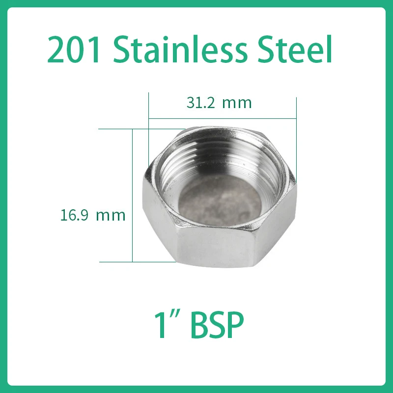 TAISHER 20 Pezzi 304 Acciaio Inox Filettatura Interna - Foto 11