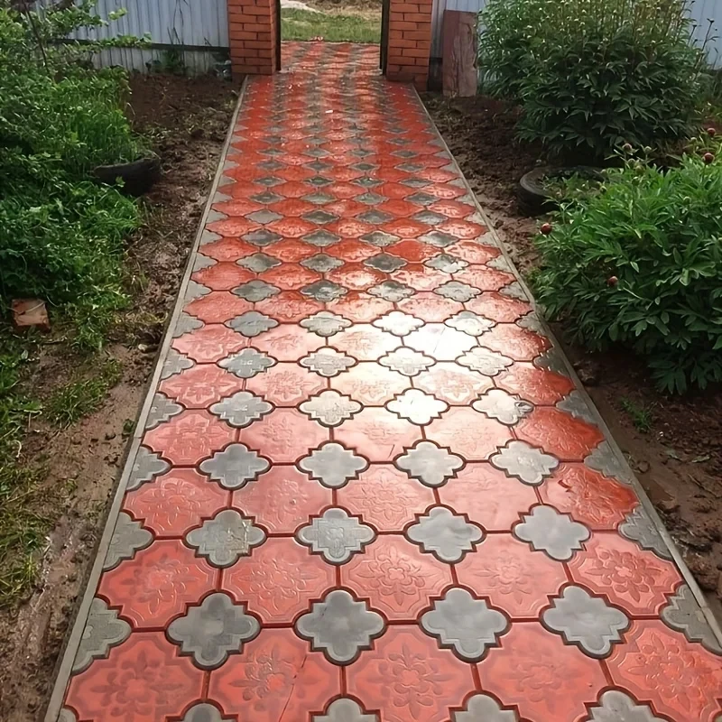 Upgraded Cement Stepping Stone Molds 4