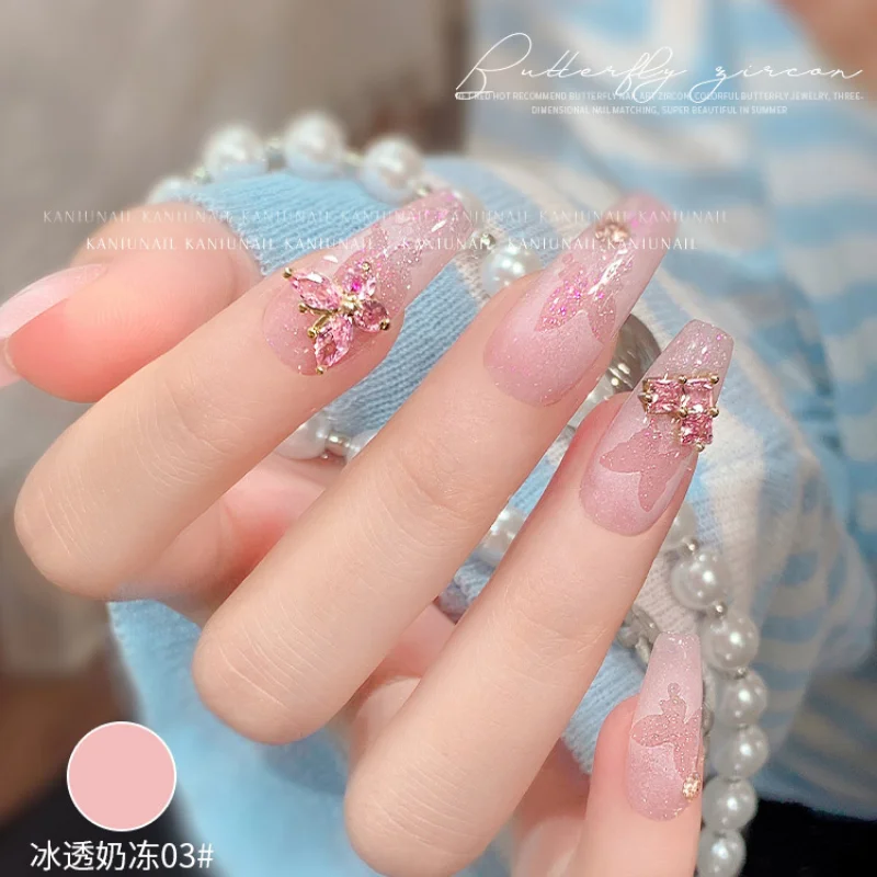 15 Stück Mini Schmetterling Nail Charms – Zirkon Strass In Weiß, Rosa, Champagner, Für Nail Art